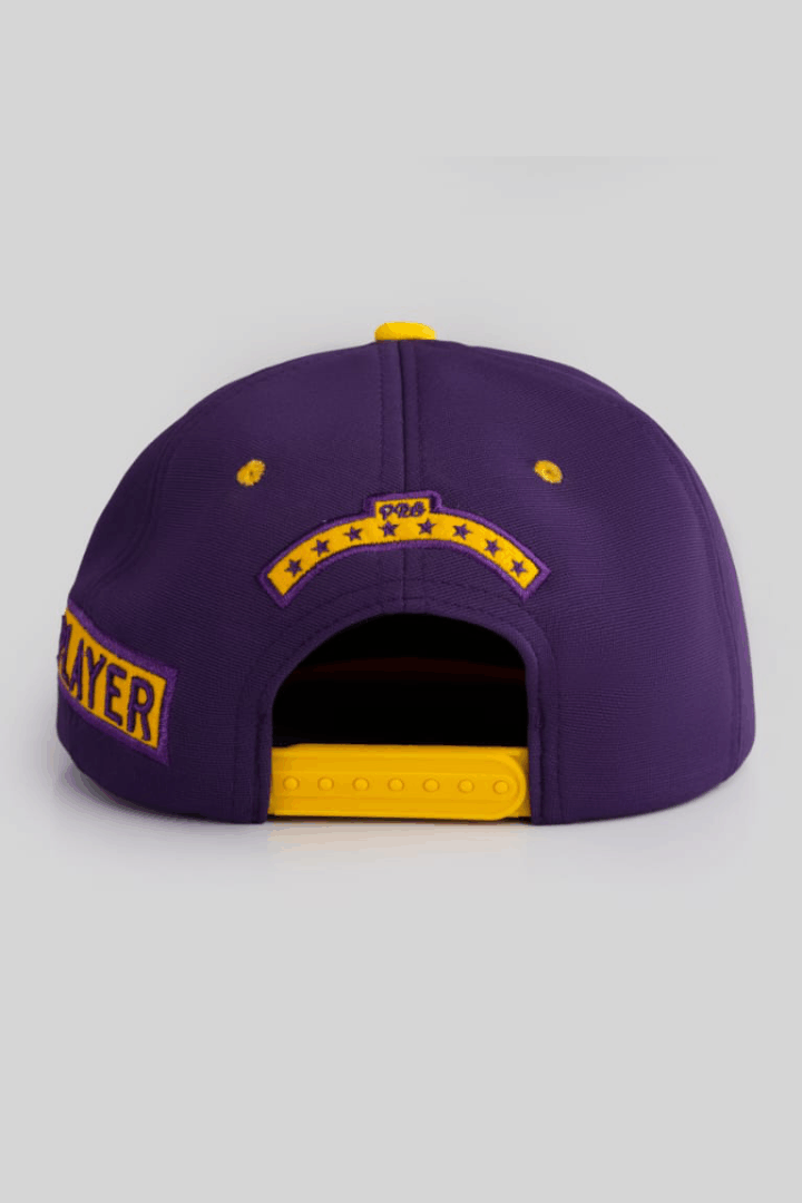 Unisex Yellow & Purple Snapback Cap by One Player