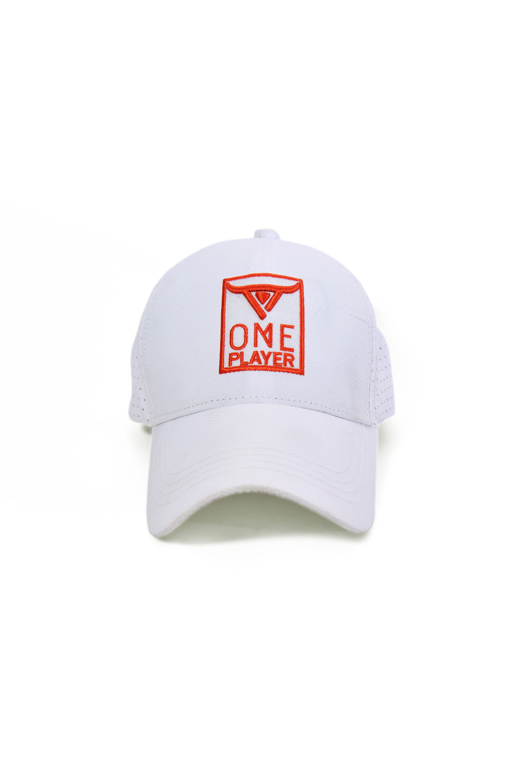 Unisex White Dry Fit Cap by One Player