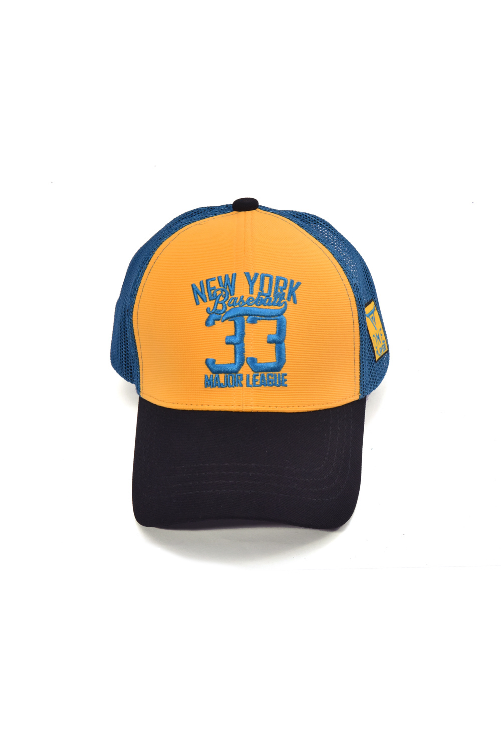 Unisex New York Yellow Blue Trucker Cap by One Player