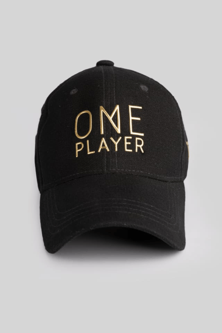 Unisex Black Baseball Cap by One Player