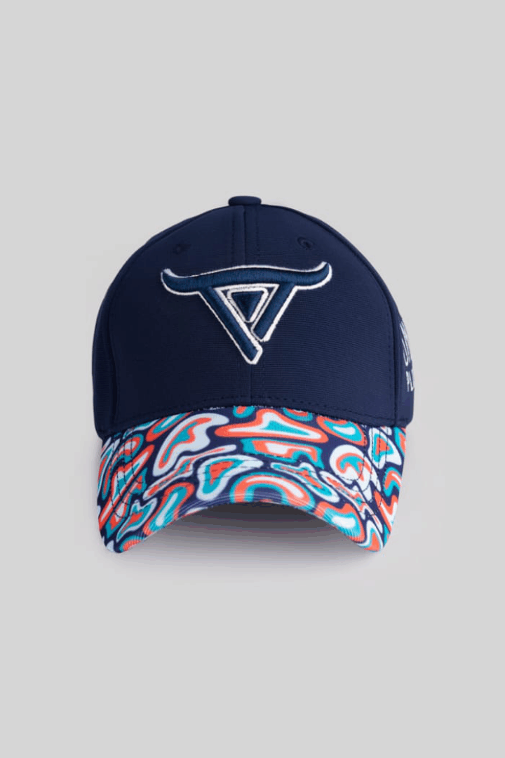 Unisex Blue Printed Baseball Cap by One Player