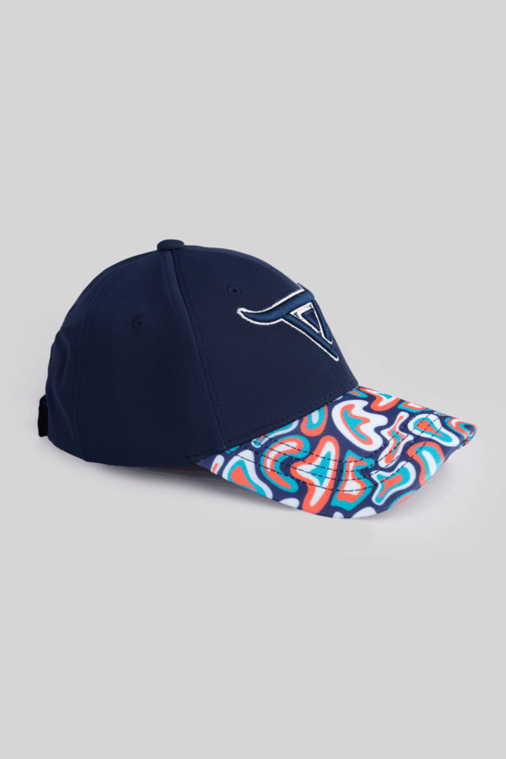 Unisex Blue Printed Baseball Cap by One Player