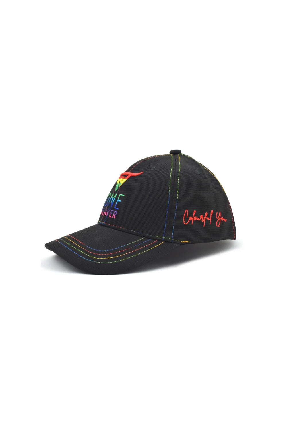 Unisex Black Multi Color  Limited Edition Cap by One Player