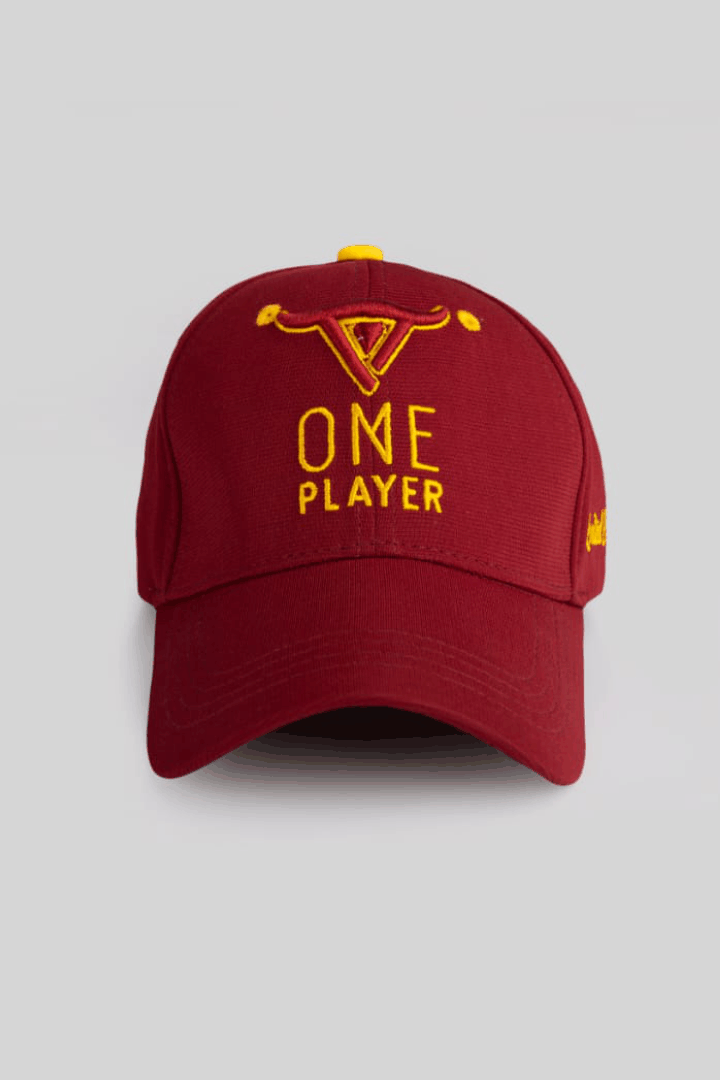Unisex Maroon Baseball Cap by One Player