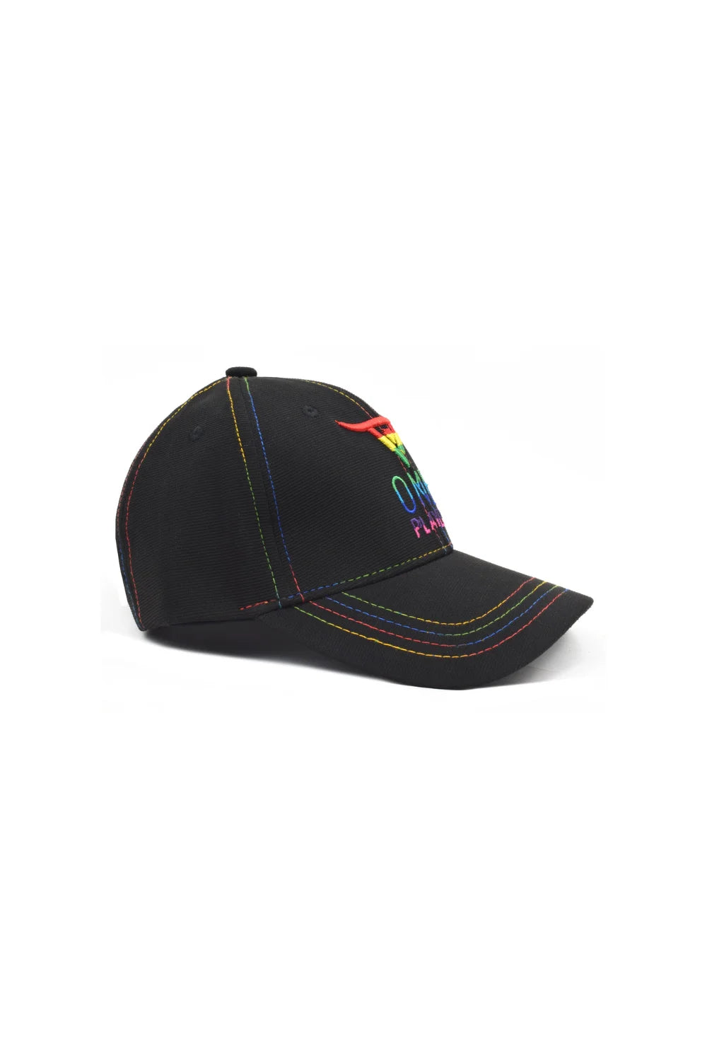 Unisex Black Multi Color  Limited Edition Cap by One Player