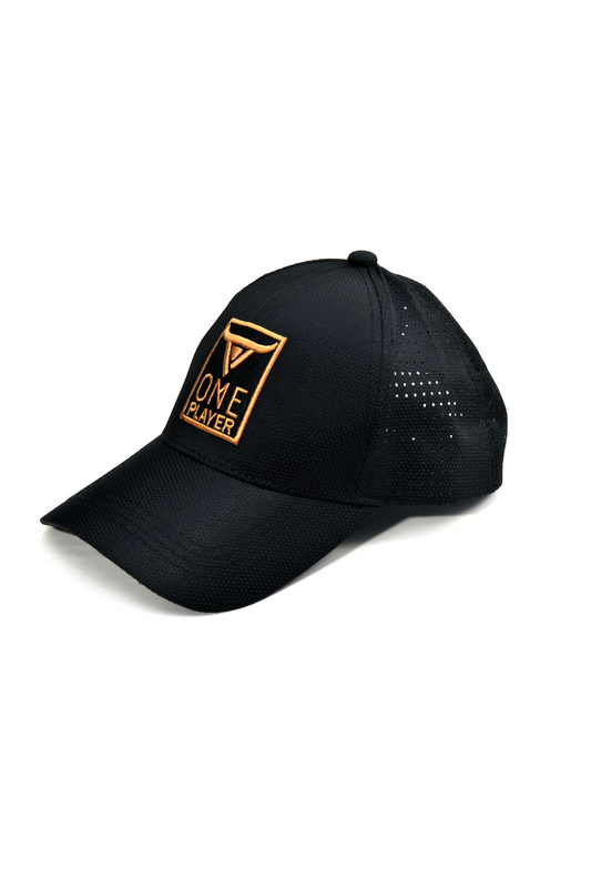 Unisex Black Dry Fit Cap by One Player