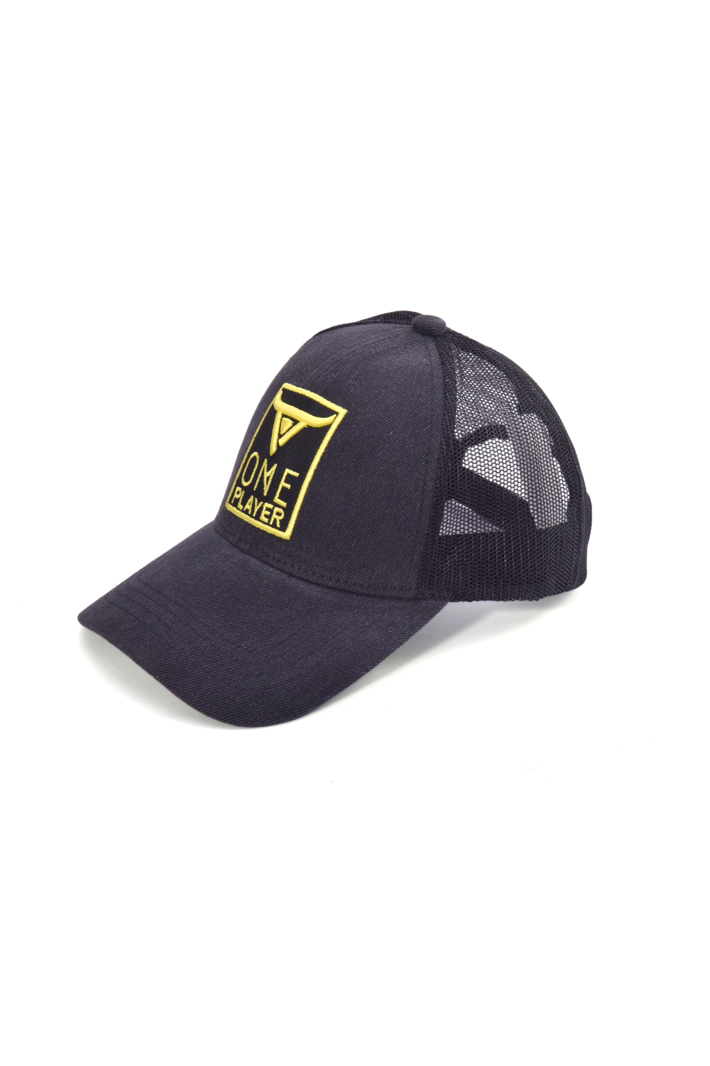 Unisex Denim Black Trucker Cap by One Player